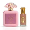 thumbnail image 1 of Pink Blush Eau De Parfum Spray 100ML (3.4 OZ) by Ard Al Zaafaran & Pink Musk Perfume Oil 12ML (0.40 OZ) by Intense Oud | A Dreamy Fusion of Fruity Sweetness, Vanilla & Musk. (Bundle), 1 of 7