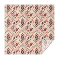 thumbnail image 1 of Pink Boho Bohemia Geometric Diamonds Pattern Square Tablecloth,Waterproof Square Table Cover,Wipeable Spillproof Washable Table Cover for Home Kitchen Party Decor 60"x60"(152x152cm), 1 of 6