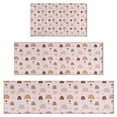 thumbnail image 1 of Pink Boho Bohemia Rainbow Shapes Dots Pattern Kitchen Rugs Sets Of 3,Kitchen Runner Rugs Non Skid Washable,Decorative Kitchen Floor Mats for Kitchen,Sink,Laundry,17"x30"+ 17"x47" + 17"x59", 1 of 6