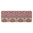 thumbnail image 1 of Pink Boho Tribal Diamonds and Triangles Pattern Kitchen Rug Mat,Kitchen Runner Rugs Non Skid Washable,Decorative Kitchen Floor Mats for Kitchen,Sink,Laundry,17"x47.2", 1 of 7