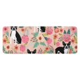 thumbnail image 1 of Pink Boston Terrier and Flower Kitchen Rug Mat,Kitchen Runner Rugs Non Skid Washable,Decorative Kitchen Floor Mats for Kitchen,Sink,Laundry,17"x47.2", 1 of 7