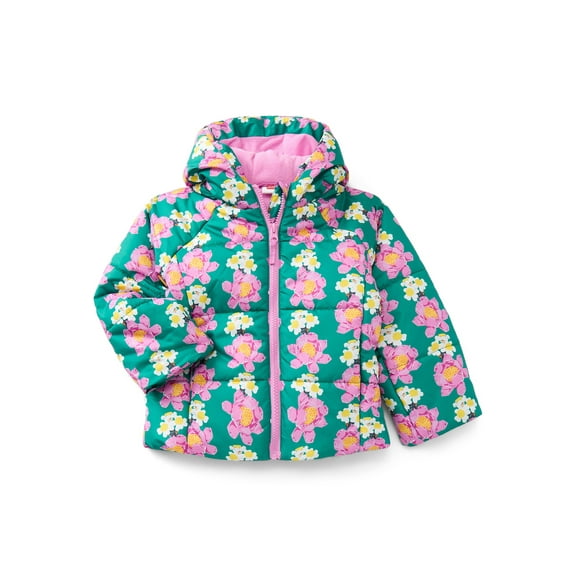 LEGO® Botanicals Toddler Girl Puffer Jacket, Sizes 2T-5T