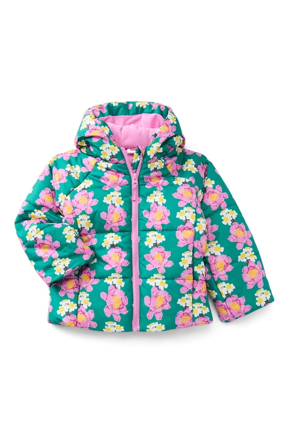 ® Botanicals Toddler Girl Puffer Jacket, Sizes 2T-5T
