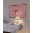 thumbnail image 1 of Pink Bow Art Print Hand Drawn Coquette Home Decor, Unframed Paper Poster 16x20in, 1 of 4
