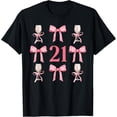 thumbnail image 1 of Pink Bow Cute Coquette 21 Year Old Birthday Gift, 1 of 5