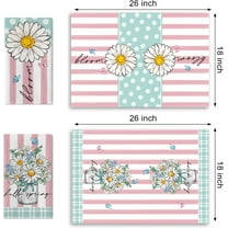 Pink Bow Kitchen Towel Cute Bowknot Dish Towel 18 x 26 Inch Hand Drying Tea Towel for Valentine''s Day Bathroom Decor Cooking Baking Party Supplies, 2 Pcs