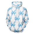 thumbnail image 1 of Pink Bow Pattern Men's Women New Sweatshirt Hoodie Men's Plus Size Sweatshirt Hooded Sweatshirt 3d Printed Street Men's Cloth, 1 of 6