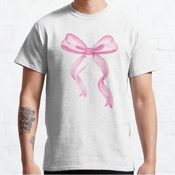 Pink Bow Pinterest Aesthetic Classic T-shirt