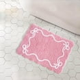 thumbnail image 1 of Pink Bow Rug Bathroom Cute Mat Non Slip for Bathroom Bedrooms 16" × 24", 1 of 5