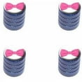 thumbnail image 1 of Pink Bow on White Background Tire Rim Wheel Aluminum Valve Stem Caps, Multiple Colors, 1 of 1