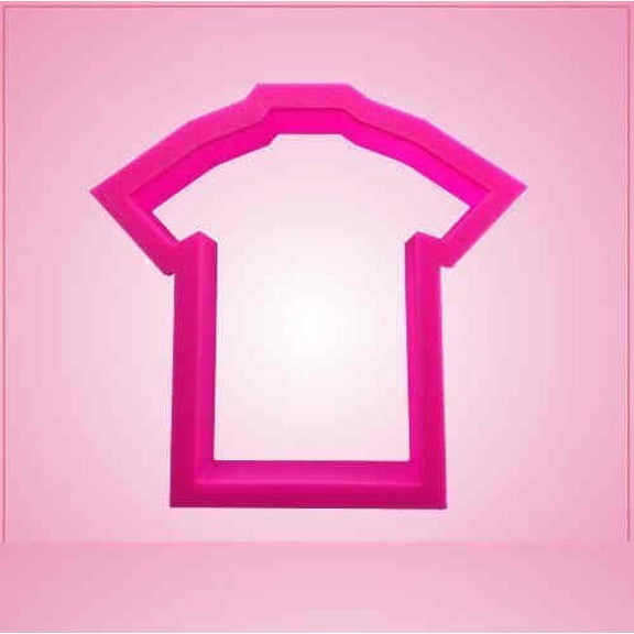 Pink Bowling Shirt Cookie Cutter
