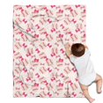thumbnail image 1 of Pink Bows and Baseballs Pattern Blanket,Comfortable Soft Lamb Wool Throw Blanket,All Season,Warm Lightweight Blankets for Sofa Bed Couch Living Room Chair,30"x40", 1 of 4