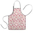 thumbnail image 1 of Pink Bows and Baseballs Pattern Kids Aprons for Girls and Boys,Adjustable Neck Strap Toddler Aprons for Kids Cooking Baking, 1 of 7
