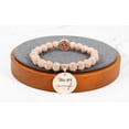thumbnail image 1 of Pink Box Iced Out Inspirational Emblem Bracelet in Rose Gold, 1 of 1