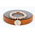 thumbnail image 1 of Pink Box Iced Out Inspirational Emblem Bracelet in Rose Gold, 1 of 1