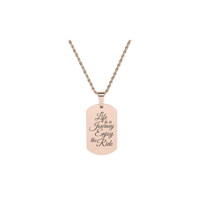 Pink box new arrivals stainless steel necklace