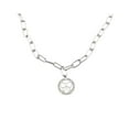 thumbnail image 1 of Pink Box Women's Inspirational Adjustable Oval Link Necklace, 1 of 3