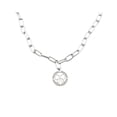 thumbnail image 1 of Pink Box Women's Inspirational Adjustable Oval Link Necklace, 1 of 1