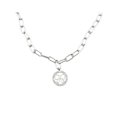 thumbnail image 1 of Pink Box Women's Inspirational Adjustable Oval Link Necklace, 1 of 1