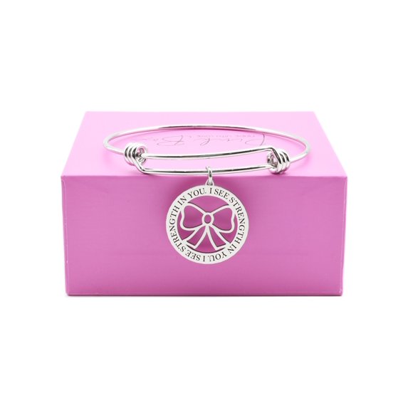 Pink Box Women's Inspirational Expandable Wire Bracelet