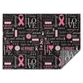 thumbnail image 1 of Pink Breast Cancer Awareness Pattern Rectangle Tablecloth 60"x84",Waterproof Polyester Rectangle Table Cloth, Wipeable Spillproof Polyester Tablecloth for Dining, Camping, Indoor and Outdoor, 1 of 5