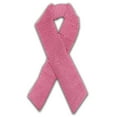 thumbnail image 1 of PinMart's Pink Breast Cancer Awareness Ribbon Embroidered Applique Sticker - 10 PACK, 1 of 1