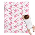 thumbnail image 1 of Pink Breast Cancer Blanket,Comfortable Soft Flannel Throw Blanket,All Season,Warm Lightweight Blankets for Sofa Bed Couch Living Room Chair,30"x40", 1 of 4
