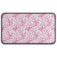 thumbnail image 1 of Pink Breast Cancer Door Rugs,Washable Non Slip Door Mats Indoor,Decorative Door Mats,Entry Mat Indoor for Entrance,Bedroom,Kitchen,Bathroom,30"x17", 1 of 6
