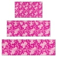 thumbnail image 1 of Pink Breast Cancer Kitchen Rugs Sets Of 3,Kitchen Runner Rugs Non Skid Washable,Decorative Kitchen Floor Mats for Kitchen,Sink,Laundry,17"x30"+ 17"x47" + 17"x59", 1 of 6