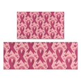 thumbnail image 1 of Pink Breast Cancer and Love Kitchen Rugs Sets Of 2,Anti Fatigue Kitchen Mat Rugs Non Slip Washable,Decorative Kitchen Floor Mats for Kitchen,Sink,Laundry,17"x30"+17"x47", 1 of 7