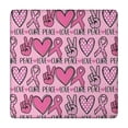 thumbnail image 1 of Pink Breast Cancer and Love Square Fitted Tablecloth with Elastic Edge,Square Table Cover,Washable Elastic Table Cover for Home Kitchen Party Decor 34"x34", 1 of 6