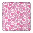 thumbnail image 1 of Pink Breast Cancer and Love Square Fitted Tablecloth with Elastic Edge,Square Table Cover,Washable Elastic Table Cover for Home Kitchen Party Decor 36"x36", 1 of 6