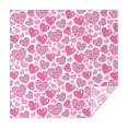 thumbnail image 1 of Pink Breast Cancer and Love Square Tablecloth,Waterproof Square Table Cover,Wipeable Spillproof Washable Table Cover for Home Kitchen Party Decor 42"X42"(107x107cm), 1 of 6