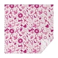 thumbnail image 1 of Pink Breast Cancer and Love Square Tablecloth,Waterproof Square Table Cover,Wipeable Spillproof Washable Table Cover for Home Kitchen Party Decor 52"x52"(132x132cm), 1 of 6