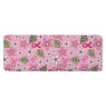 thumbnail image 1 of Pink Breast Cancer and Pioneer Flower Kitchen Rug Mat,Kitchen Runner Rugs Non Skid Washable,Decorative Kitchen Floor Mats for Kitchen,Sink,Laundry,17"x47.2", 1 of 7