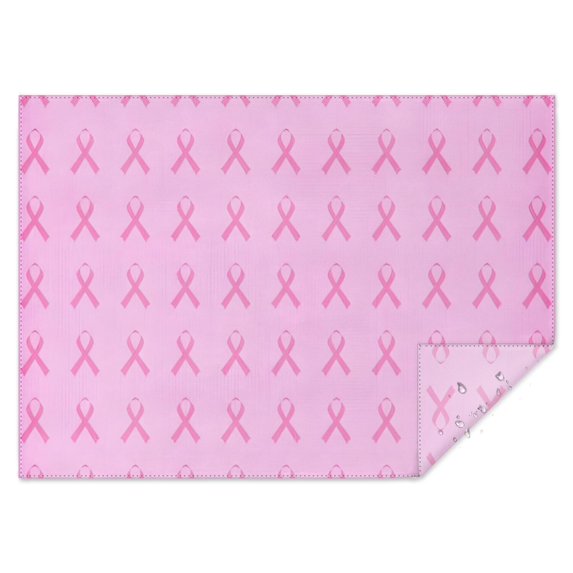 Pink Breast Cancer Rectangle Tablecloth 60"x84",Waterproof Polyester Rectangle Table Cloth, Wipeable Spillproof Polyester Tablecloth for Dining, Camping, Indoor and Outdoor