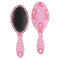 thumbnail image 1 of Pink Breast Cancer Ribbon Floral Pattern Hair Brush,Girls Detangling Hair Brush,Glide Through Tangles with Ease for Wet & Dry Hair,8.8"X2.8", 1 of 7