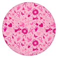 thumbnail image 1 of Pink Breast Cancer Round Fitted Tablecloth with Elastic Edge,Dining Table Cover Waterproof,Outdoor Round Tablecloth for Camping,Dining,Indoor and Outdoor, 1 of 7
