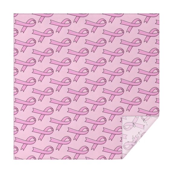 Pink Breast Cancer Square Tablecloth,Waterproof Square Table Cover,Wipeable Spillproof Washable Table Cover for Home Kitchen Party Decor 42"X42"(107x107cm)