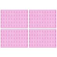 thumbnail image 1 of Pink Breast Cancer Summer Placemats Table Placemats Set Of 4-Linen Kitchen Washable Placemats Table Mats 11.8"x17.7" Non-Slip Heat Resistant, 1 of 6