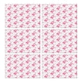 thumbnail image 1 of Pink Breast Cancer Summer Placemats Table Placemats Set Of 6-Linen Kitchen Washable Placemats Table Mats 11.8"x17.7" Non-Slip Heat Resistant, 1 of 5