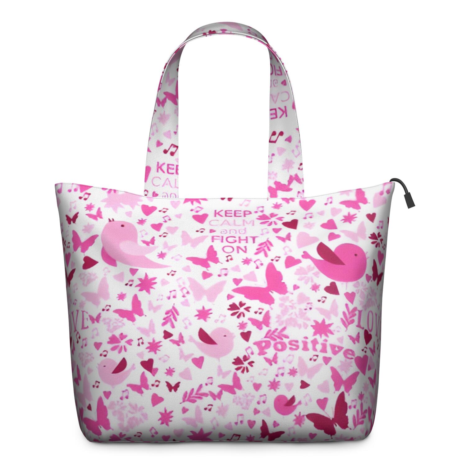 Pink Breast Cancer Travel Tote Bags for Women Carry On,Large Weekender Bags for Women Travel,Multi Functional Duffle Bag for Work,Shopping,Sports