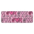 thumbnail image 1 of Pink Breast Cancer and Love Kitchen Rug Mat,Kitchen Runner Rugs Non Skid Washable,Decorative Kitchen Floor Mats for Kitchen,Sink,Laundry,17"x47.2", 1 of 7