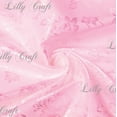 thumbnail image 1 of Pink Brocade Jacquard Satin Fabric 58”/60” Inches Wide - Sold By The Yard, 1 of 1