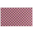 thumbnail image 1 of Pink Brown Heart Checkered Pattern Door Rugs,Washable Non Slip Door Mats Indoor,Decorative Door Mats,Entry Mat Indoor for Entrance,Bedroom,Kitchen,Bathroom,17"x30", 1 of 6