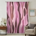 thumbnail image 1 of Pink Brown Ombre Sheer Curtains 54 Inches Long, Geometric Modern Abstract Art Light Filering Curtains, Breathable Simi Curtain Privacy Drapes for Kitchen Bathroom Lightweight Small Window Treatment, 1 of 9