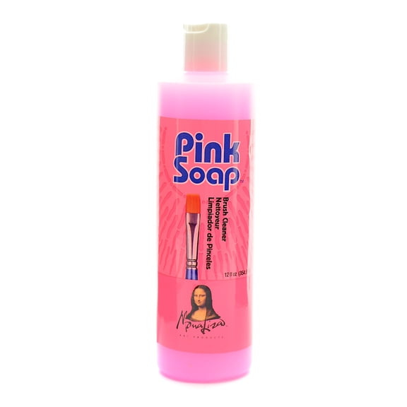 Pink Brush Soap 12 oz. (pack of 2)