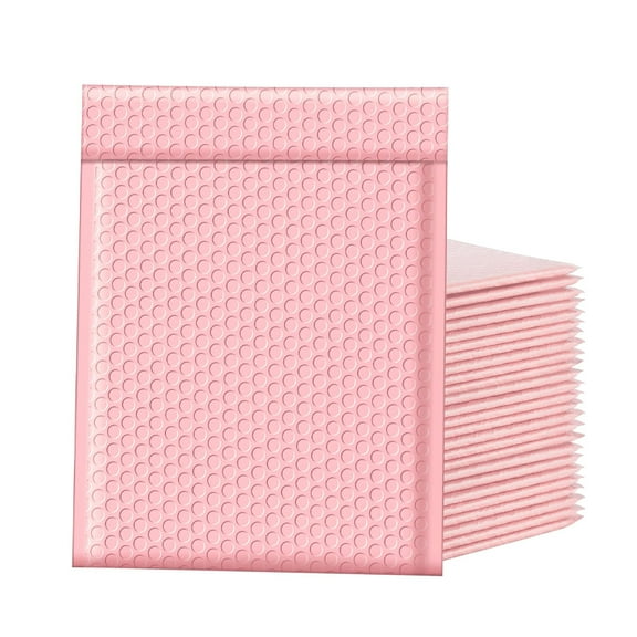 Pink Bubble Mailers 10x12inch (25/50 Pack) | Opaque Self-Sealing Waterproof Adhesive Packaging Bags | Suitable for Express Shipping, Mailing, and Secure Packaging