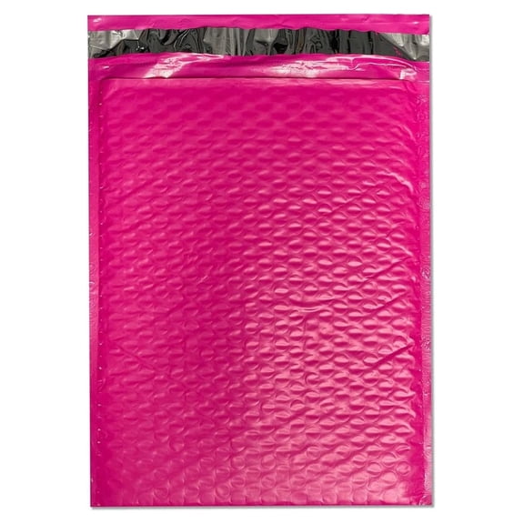 Pink Bubble Mailers 6x10 - 250 Pk Padded Envelopes, Water Resistant Mailing Bags, Turtle Shell Protection