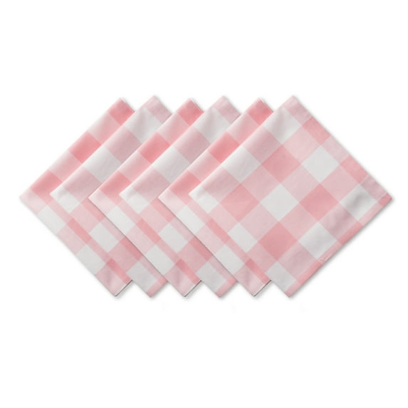 DII Buffalo Check Cotton 20x20" Napkin Set/6